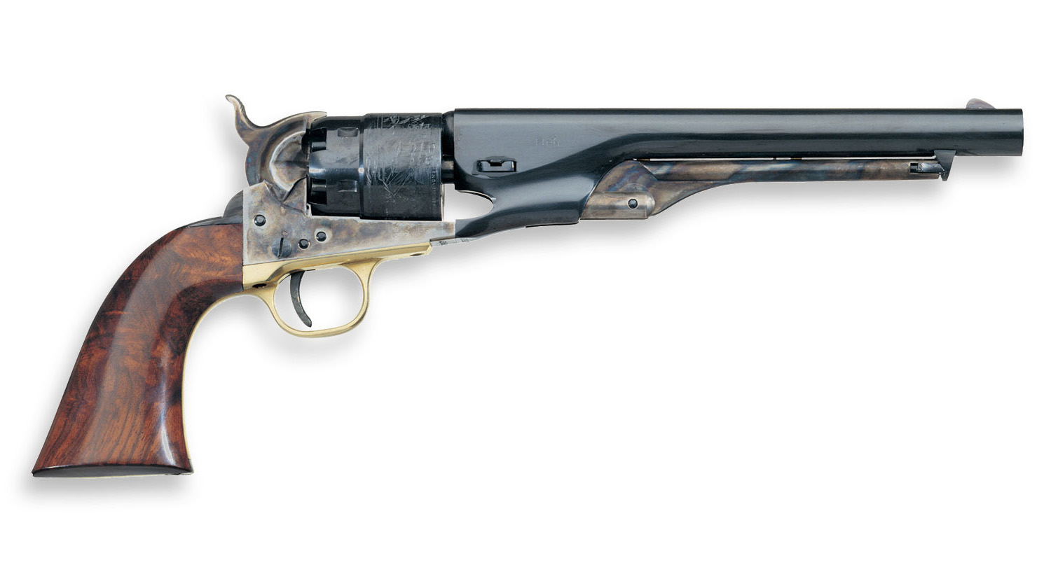 Authentic Civil War Brass Frame .36 Caliber Cap and Ball Pistol